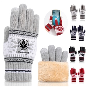 Adult Female Gloves W/ 3 Finger Touch